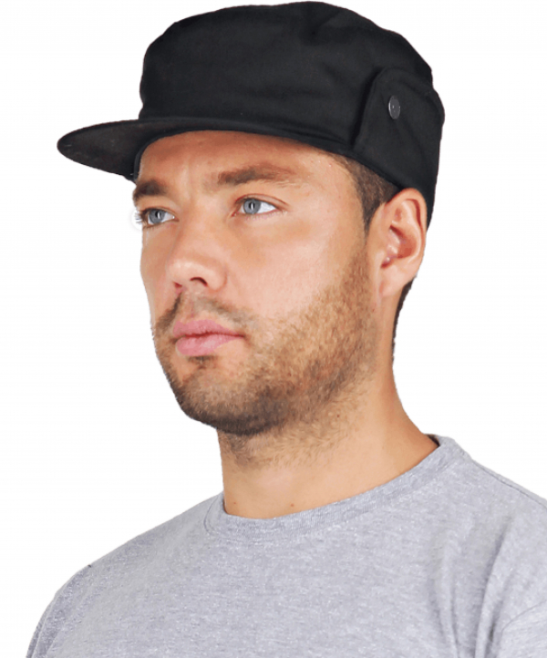 Кепка ОХРАНА зимняя (чер)