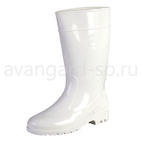 Сапоги ПВХ женские белые