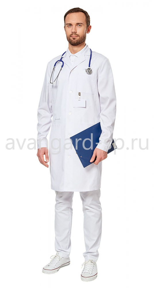 Халат мужской LL1202 NEW (бел)